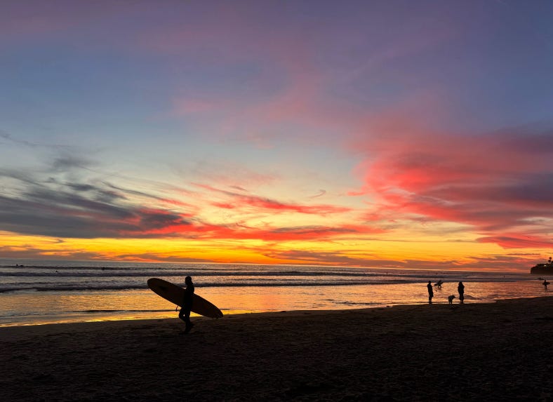 Sunset image shared by Dylan Lewis