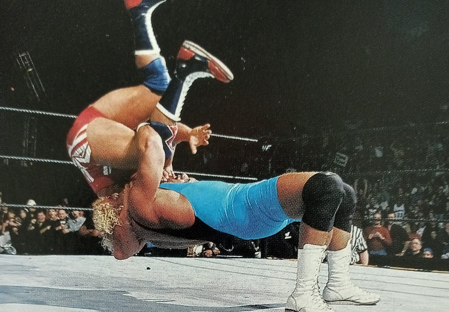 Rasslin' History 101 on X: ""Mr.Perfect" Curt Hennig catches Kurt Angle  with his Perfect-Plex during the 2002 Royal Rumble match:man,imagine how  great a match between Curt Hennig during his prime and Kurt
