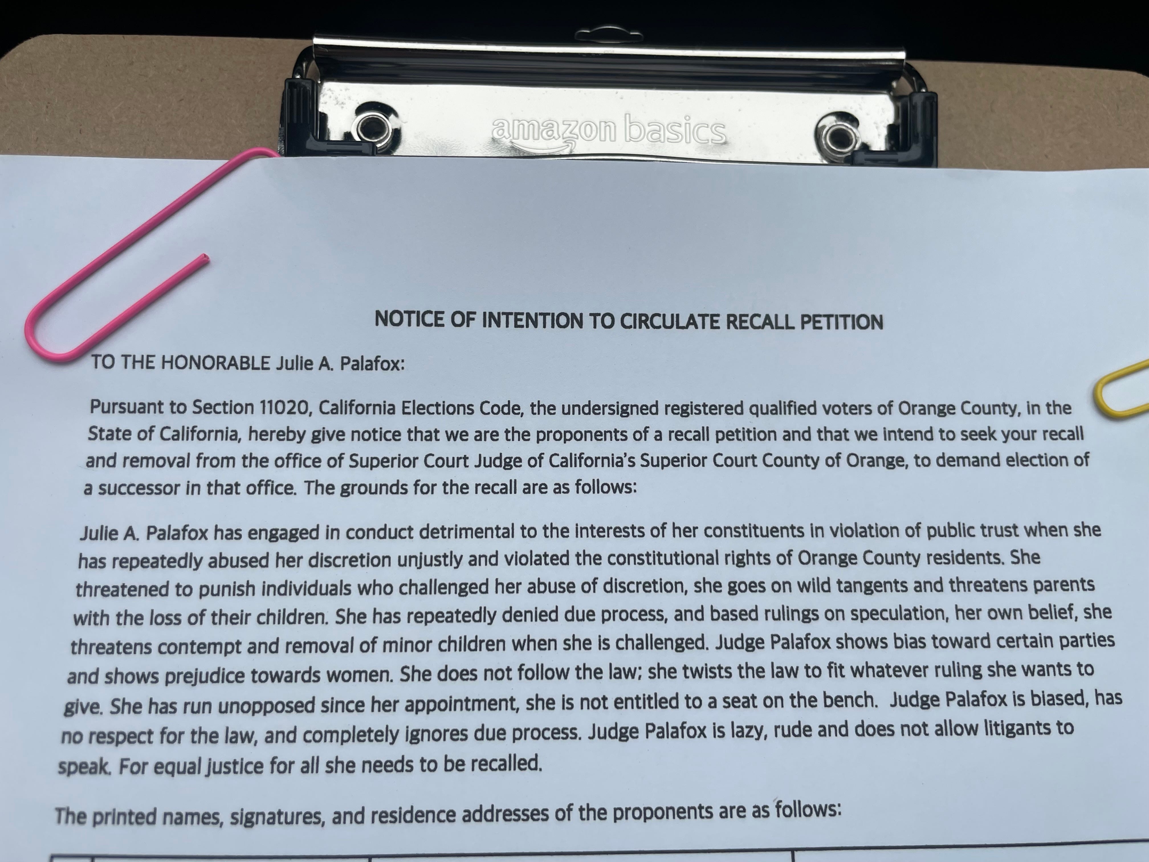 BREAKING: Six Orange County Family Court Judges Served With Recall