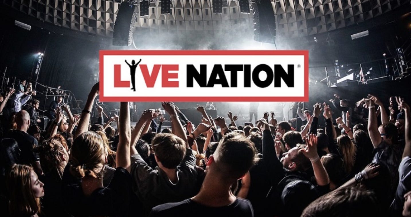 Live Nation is locking down stadiums from Buenos Aires to Milan. Story by Vinyl Culture.