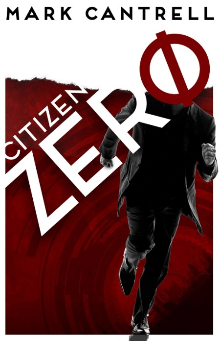 the cover image for citizen zero show a man running