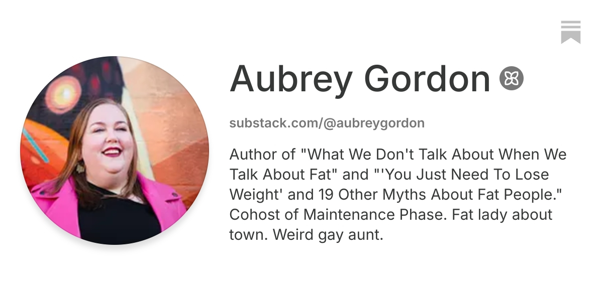 Aubrey Gordon | Substack