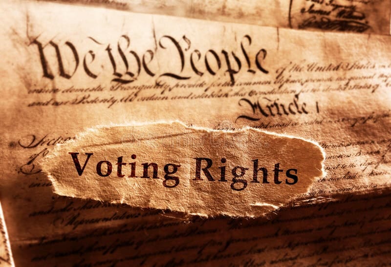 Voting Rights and Constitution Stock Photo - Image of democracy ...