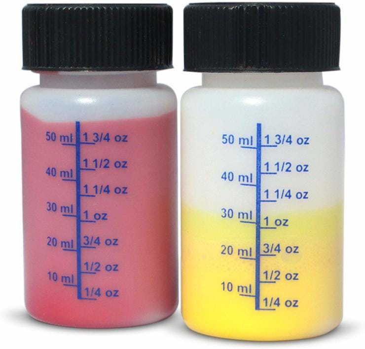 They're like nail polish jars for touching up your interior house paints.
