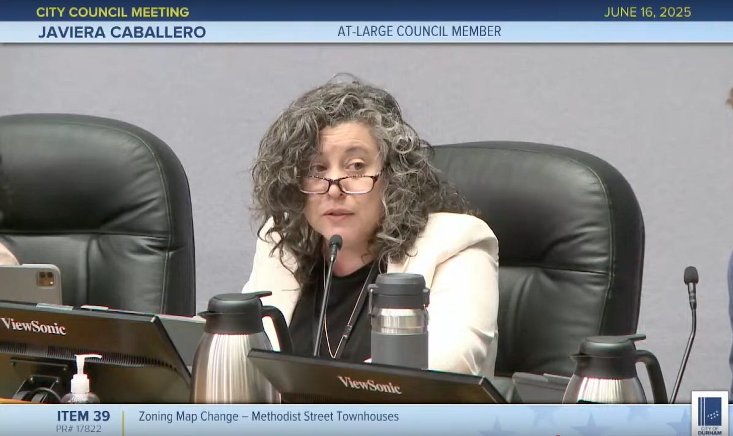 Durham City Council Member Javiera Caballero