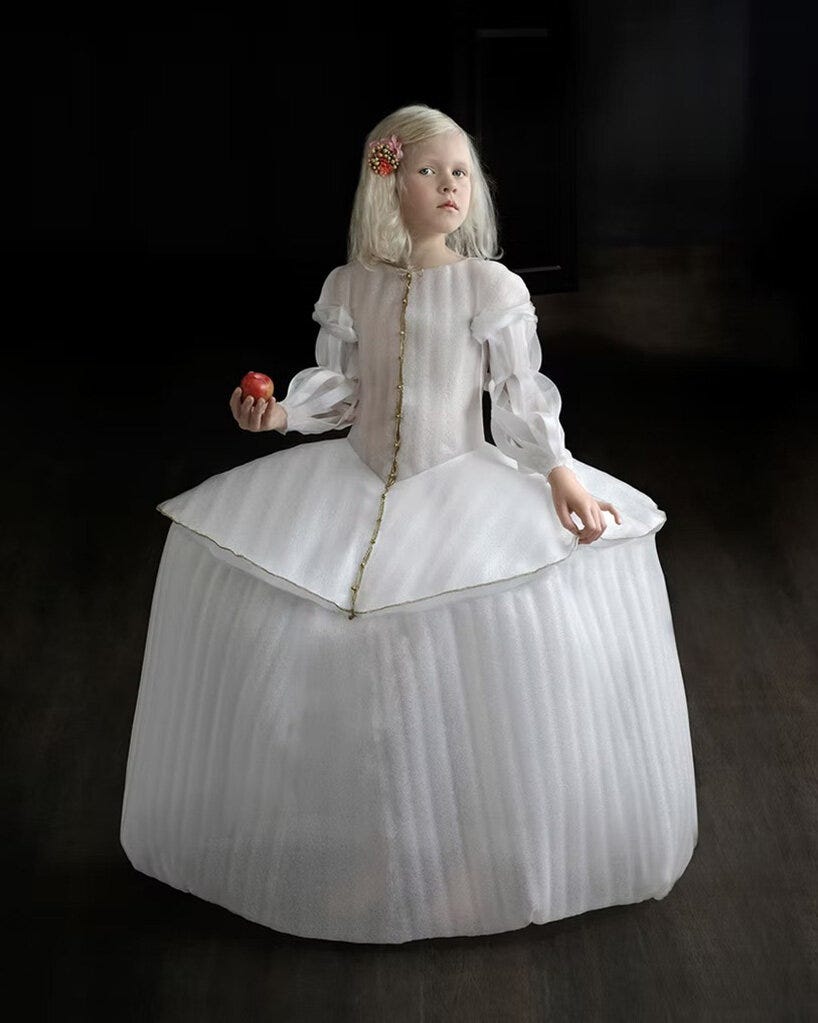 photographer suzanne jongmans recreates renaissance portraits using packaging materials