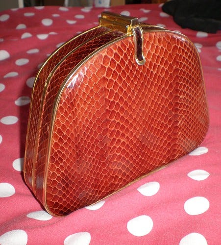 1964 Vintage Handbag Closed 1964 Vintage Handbag Closed