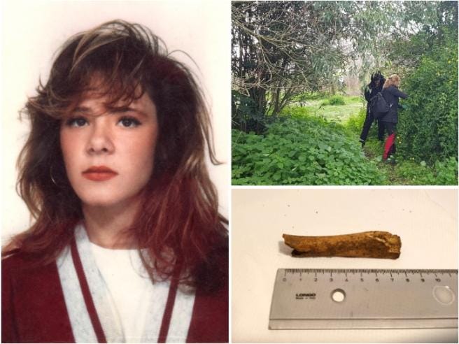 Alessia Rosati, scomparsa a Roma nel 1994: l'osso del parco delle Valli non  è umano. Ma le mappe aeree evidenziano «tracce di scavo» | Corriere.it