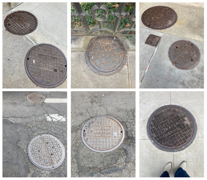 WORD ON THE STREET: Why does this block have 47 manhole covers?