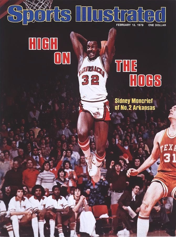 University Of Arkansas Sidney Moncrief Sports Illustrated Cover by Sports  Illustrated