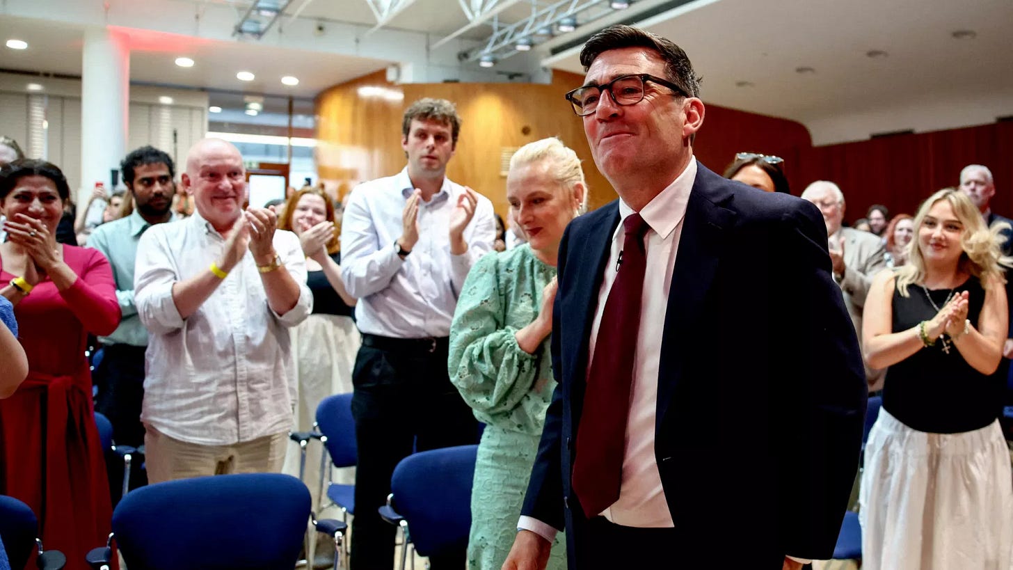 Andy Burnham smiles after being confirmed as the Labour Party's new leader and the country's next Prime Minister, during 'Labour's Special Conference' in London, Britain, July 17, 2026. HENRY NICHOLLS/Pool via REUTERS - Sputnik International, 1920, 17.07.2026 Andy Burnham smiles after being confirmed as the Labour Party's new leader and the country's next Prime Minister, during 'Labour's Special Conference' in London, Britain, July 17, 2026. HENRY NICHOLLS/Pool via REUTERS - Sputnik International, 1920, 17.07.2026