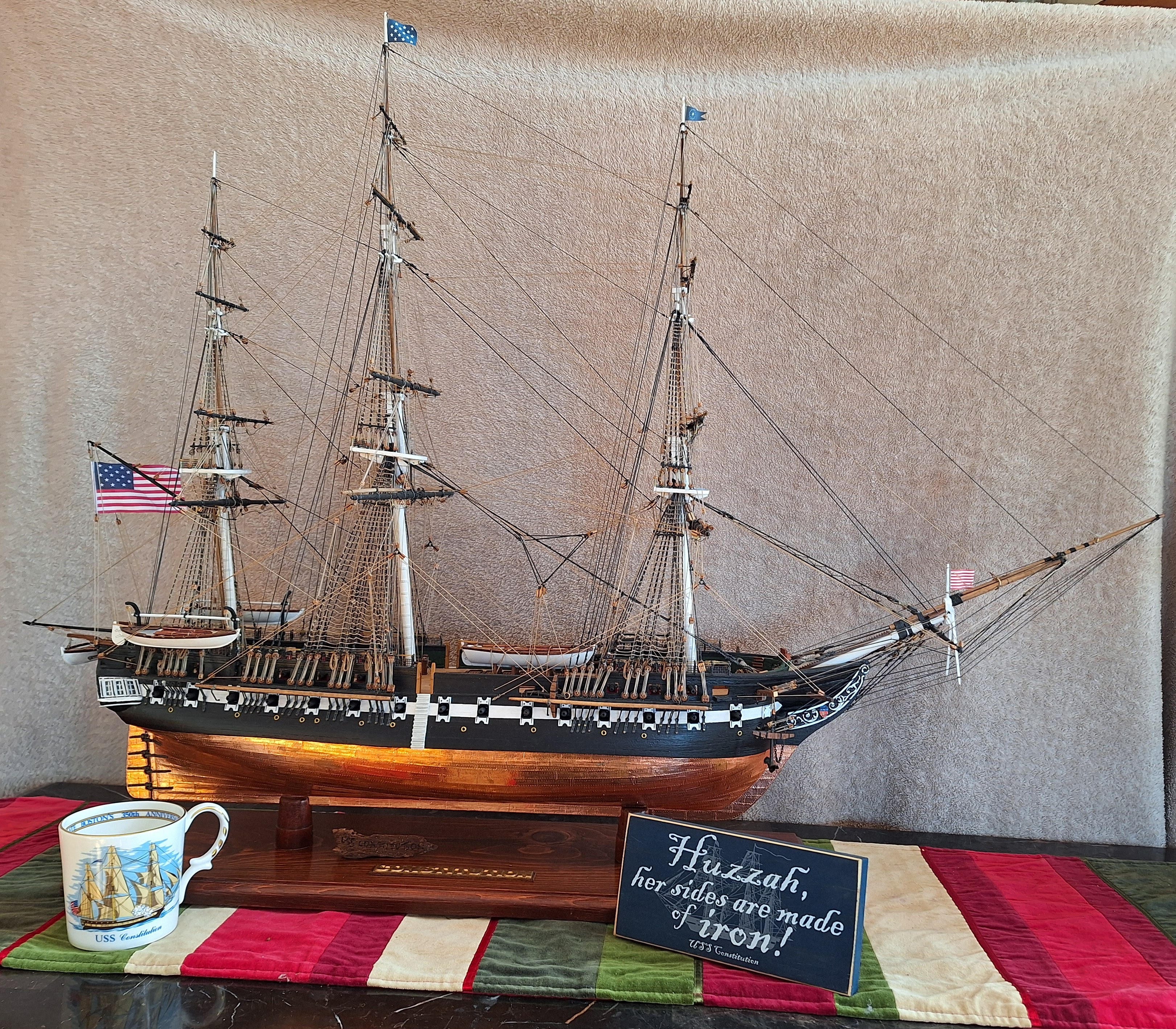 The USS Constitution- a 14 month project - and a photo essay step by step., image size:3243x2836