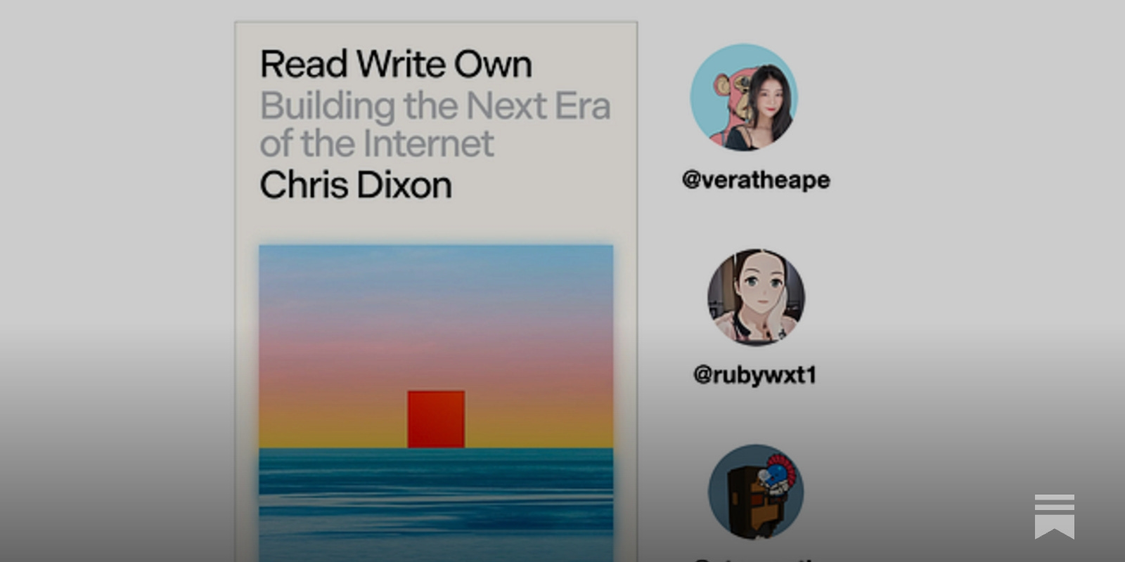 播客】E16. 《Read Write Own》：2024 Web3和加密入门101 w/ Vera #89