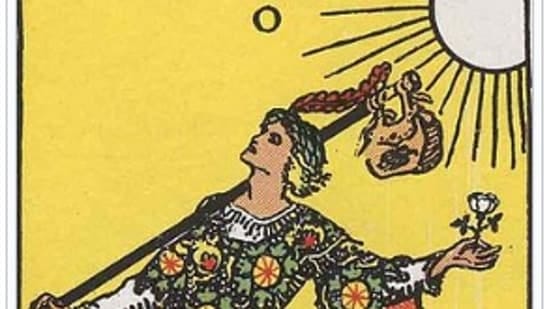 The image shows the Fool Tarot card.(Pixababy)