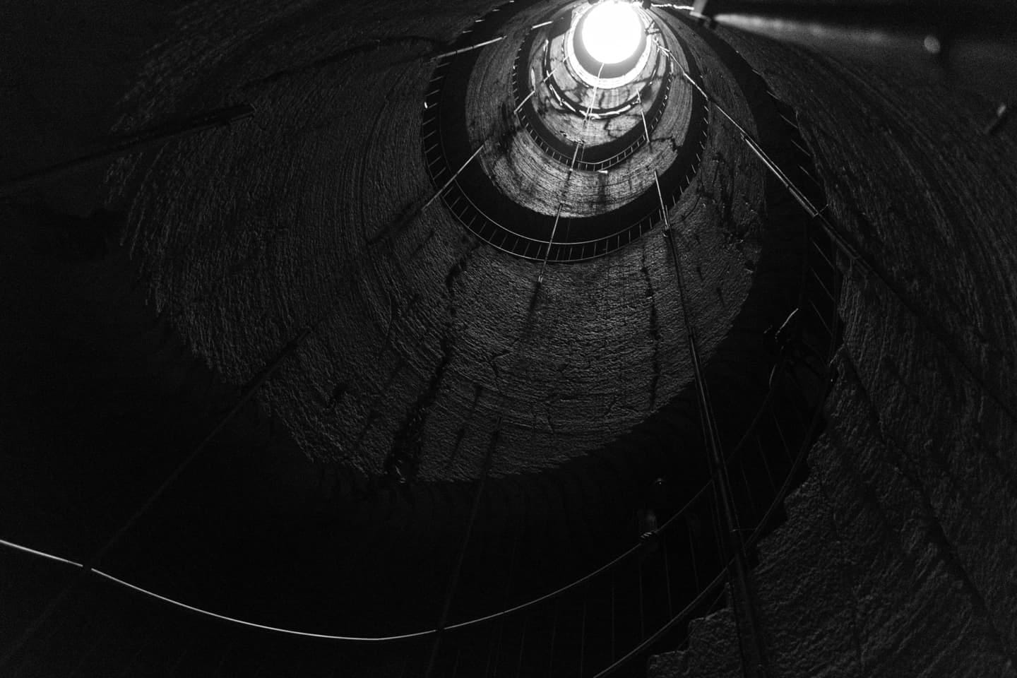 Photo of the clock prototype in the mountain.