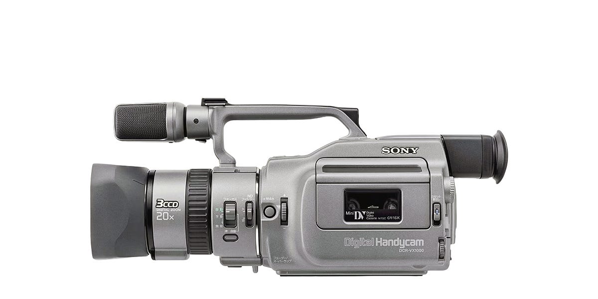 ソニーデジタルカメラDCR-VX1000 ソニーグループポータル | DCR-VX1000 ハンディカム® デジタル