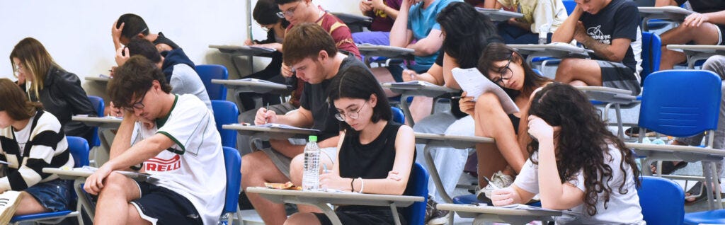 Vestibular 2026 tem abstenção de 6,4%, a menor em 15 anos
