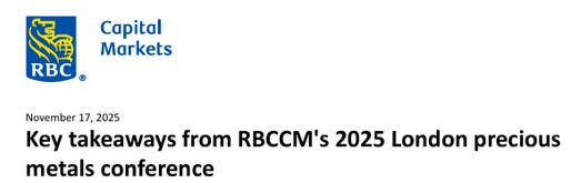 David Monus Rbc RBC's London Mining Conference Key Points - by VBL and CJC