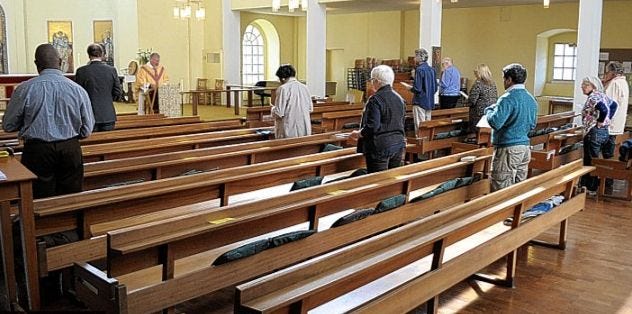 Well if this isn't the sign of a thriving religious community I don't know what is.