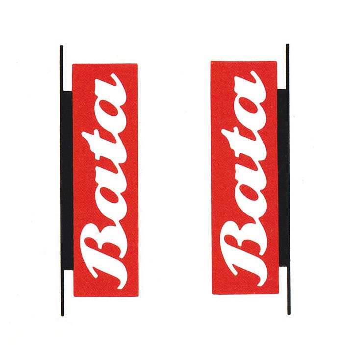 Design Research Unit's 1969 corporate identity for Bata.