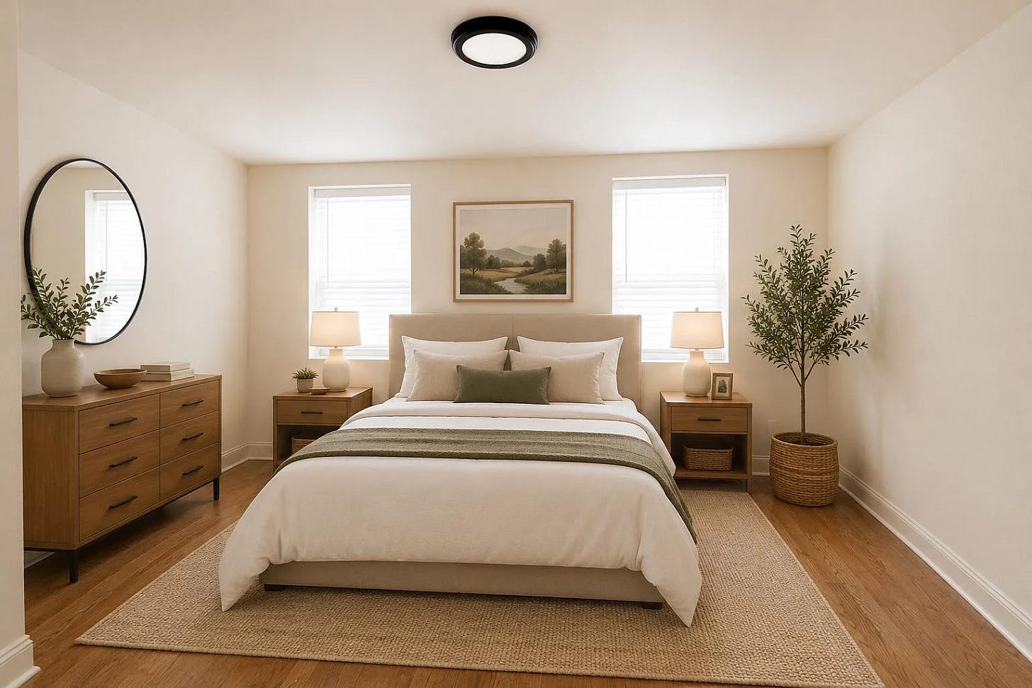 second-floor bedroom