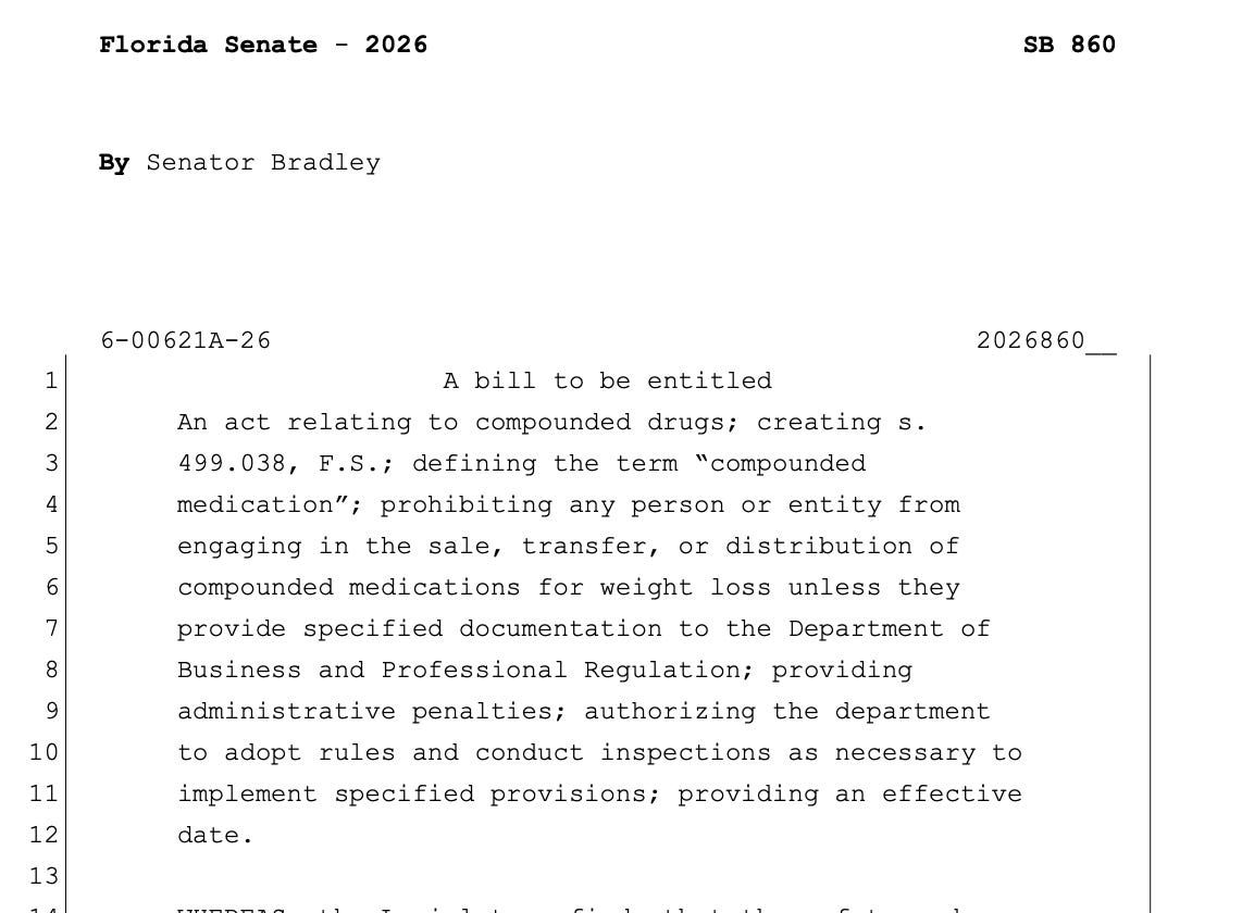 glp 1 compounding pharmacy lawsuit Florida's New Compounding Bill Lands in the Middle of the GLP-1 Legal Storm