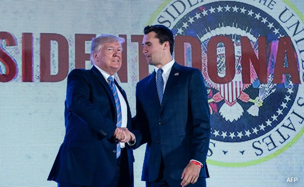 Donald Trump Pays Tribute To Charlie Kirk After Being Shot Dead At Utah ...