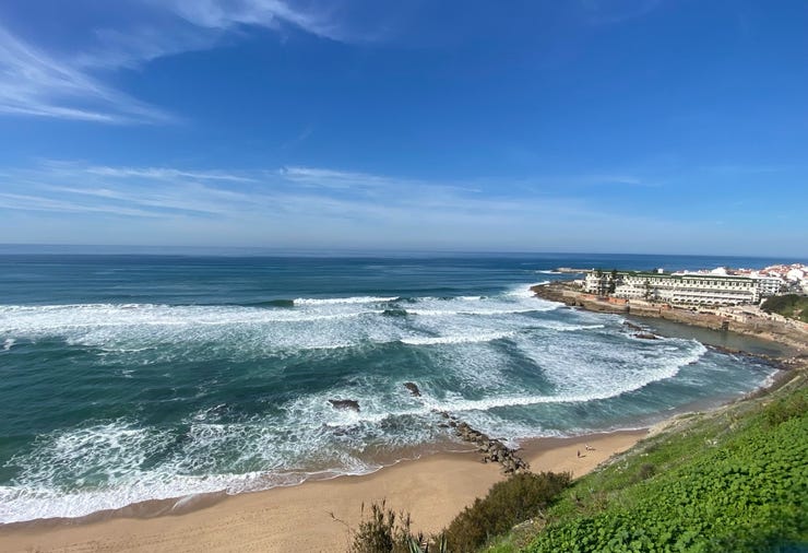 Wave watching in Ericeira 🌊