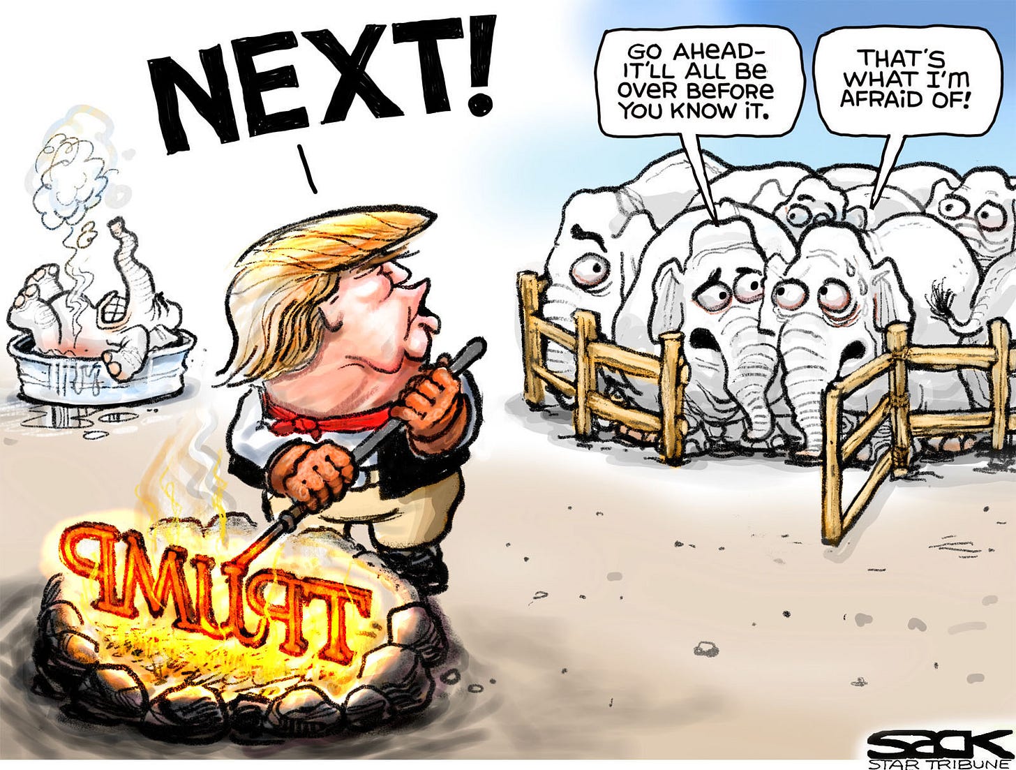 Political Cartoon U.S. Trump GOP | The Week Political Cartoon U.S. Trump GOP | The Week