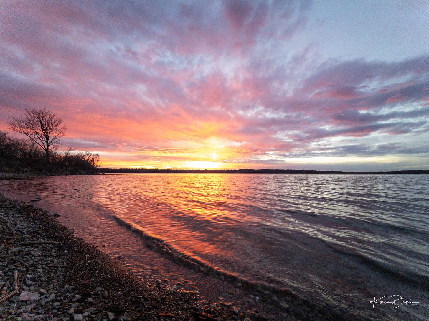 The Glory of Winter Sunrises - by Karen Davis, image size:1456x1092