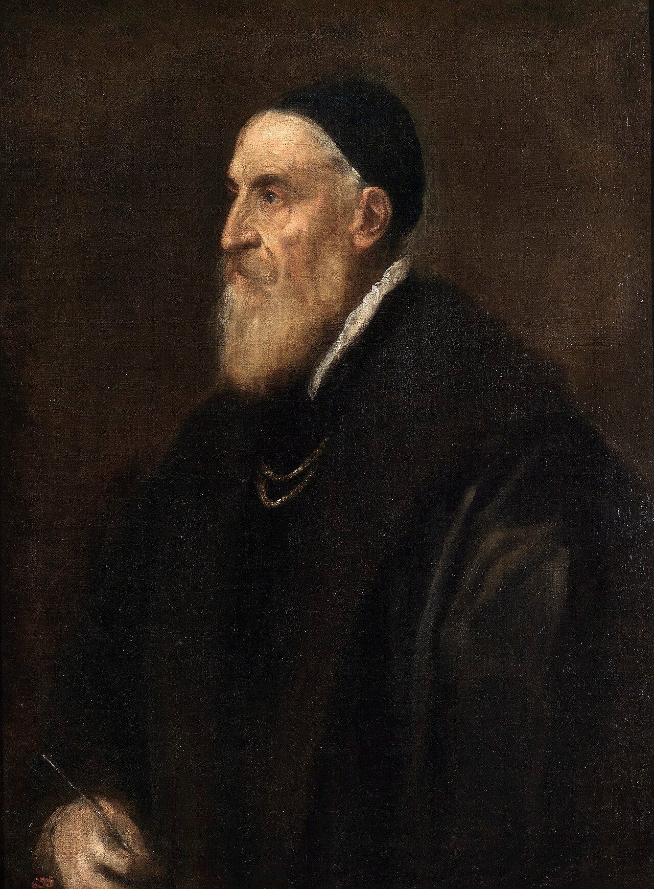 Titian self portrait Titian self portrait