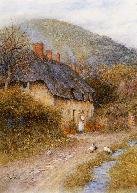 William Allingham - Symondsbury, near Bridport, Dorset - Whittington Court, Gloucestershire