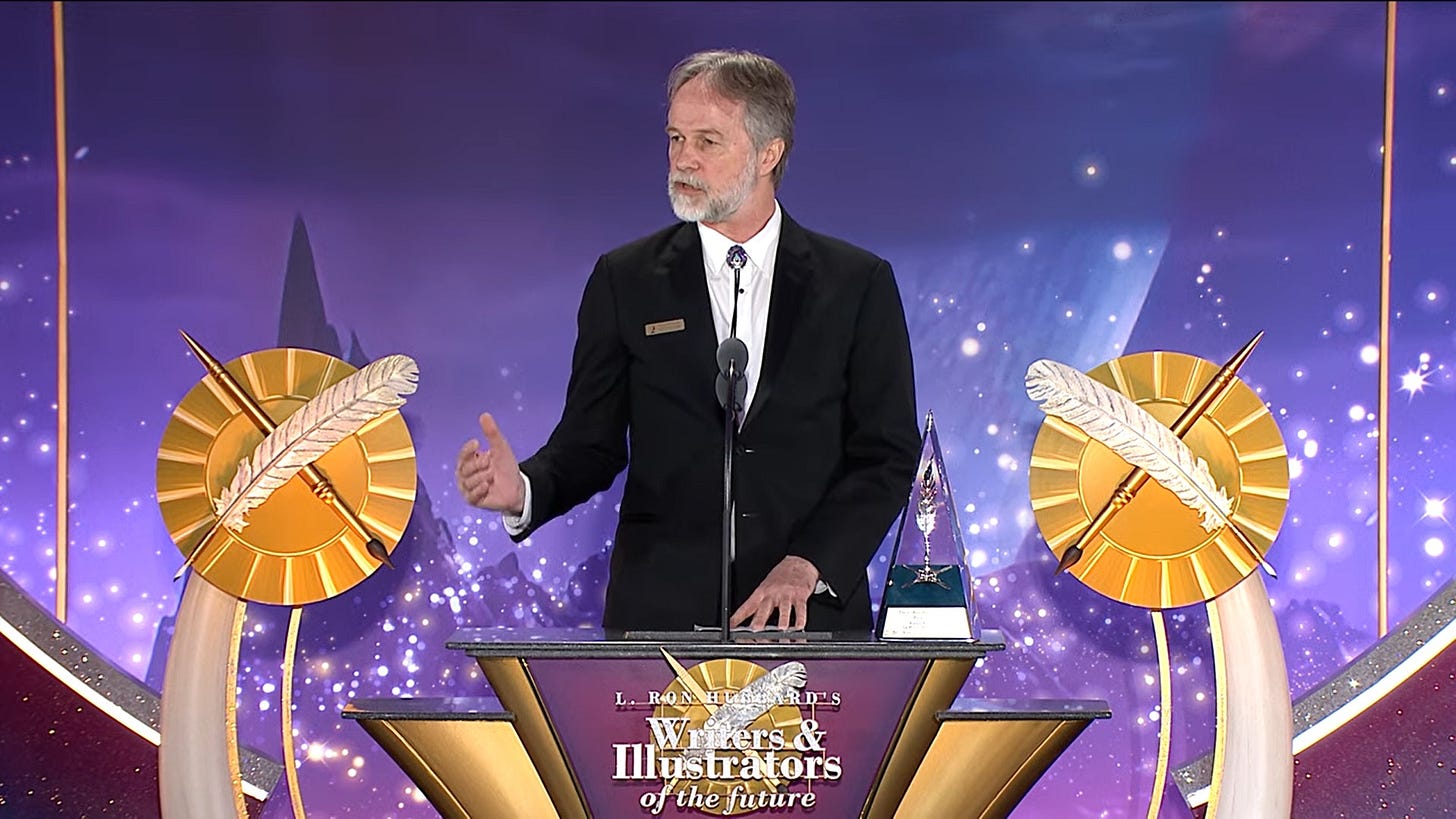 Lance Robinson - Writers of the Future - Acceptance Speech Lance Robinson - Writers of the Future - Acceptance Speech