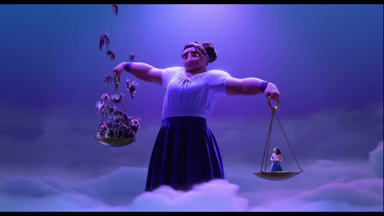 Luisa in the song “Surface Pressure” Encanto