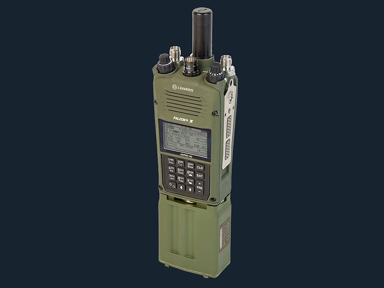 L3Harris Falcon IV AN/PRC-163 multi-channel handheld radio L3Harris Falcon IV AN/PRC-163 multi-channel handheld radio