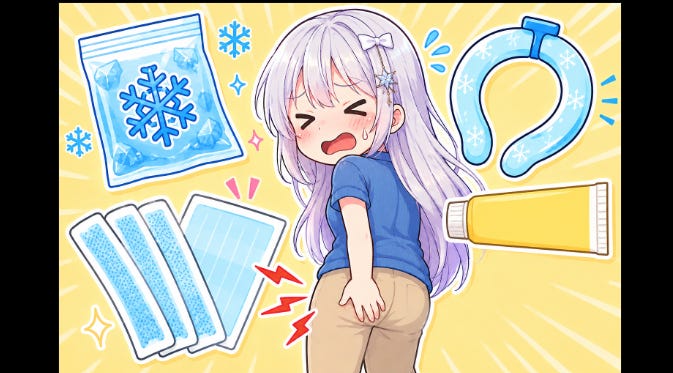 尻がかゆくてやったこと10選、AIにも「病院へ」と言われて終わりました。