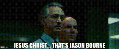 YARN | Jesus Christ… that's Jason Bourne | The Bourne Ultimatum (2007) |  Video gifs by quotes | 4cc5119b | 紗