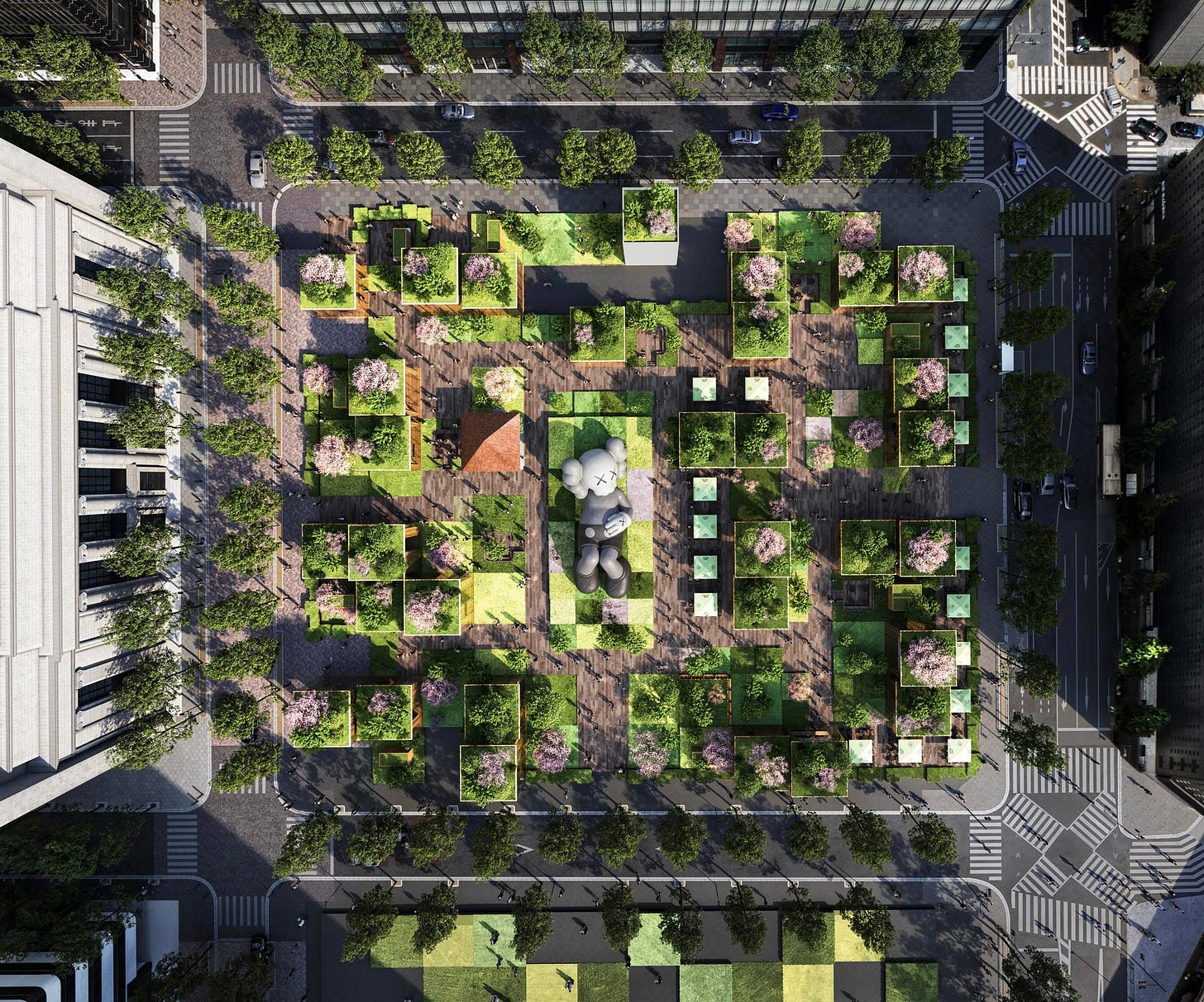 有楽町パークの完成予想図