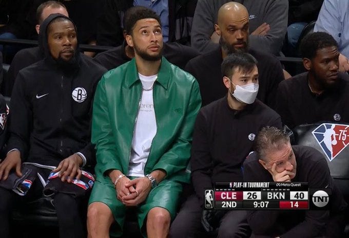 Look: Ben Simmons' Outfit Is Going Viral Tonight
