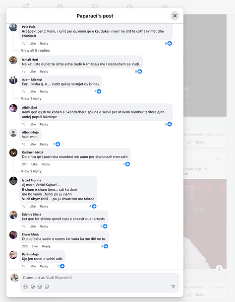 Comments Captured in the Screenshots on Wednesday, Feb 11, 2026.