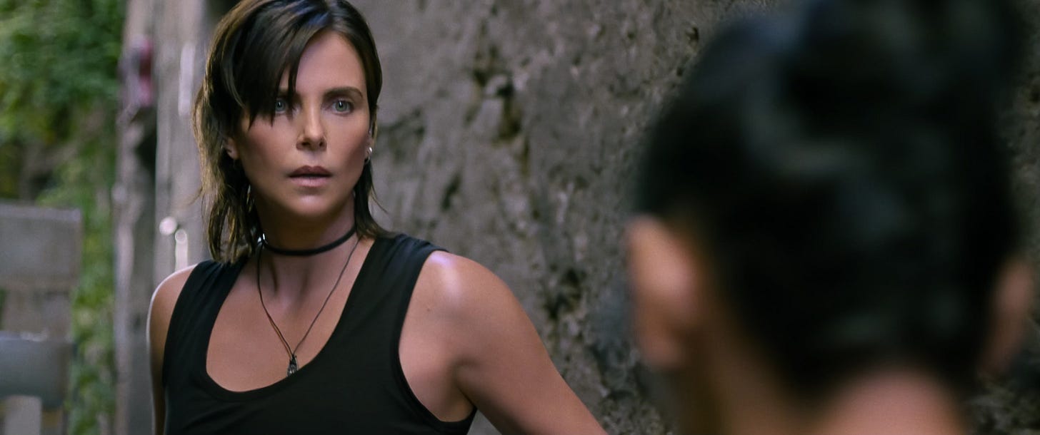 Charlize Theron as Andy in The Old Guard 2