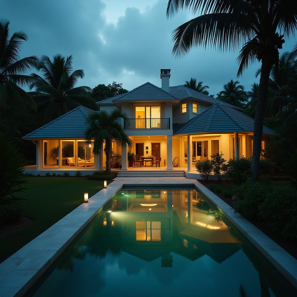 Courtyard Water House