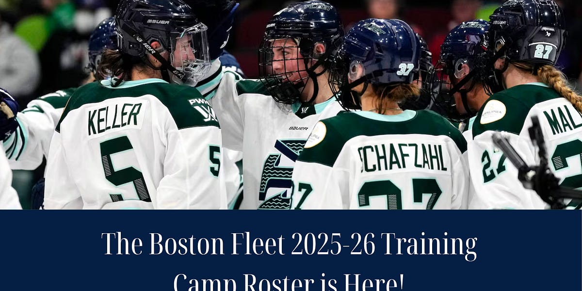 Fleet Roster The Boston Fleet 2025-26 Training Camp Roster is Here!