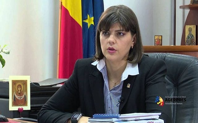 Romanian chief anti-corruption prosecutor Laura Kovesi. (Screenshot from YouTube) Romanian chief anti-corruption prosecutor Laura Kovesi. (Screenshot from YouTube)
