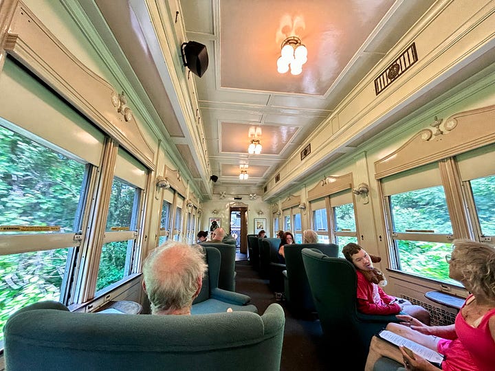 chairs, windows, menu, ticket