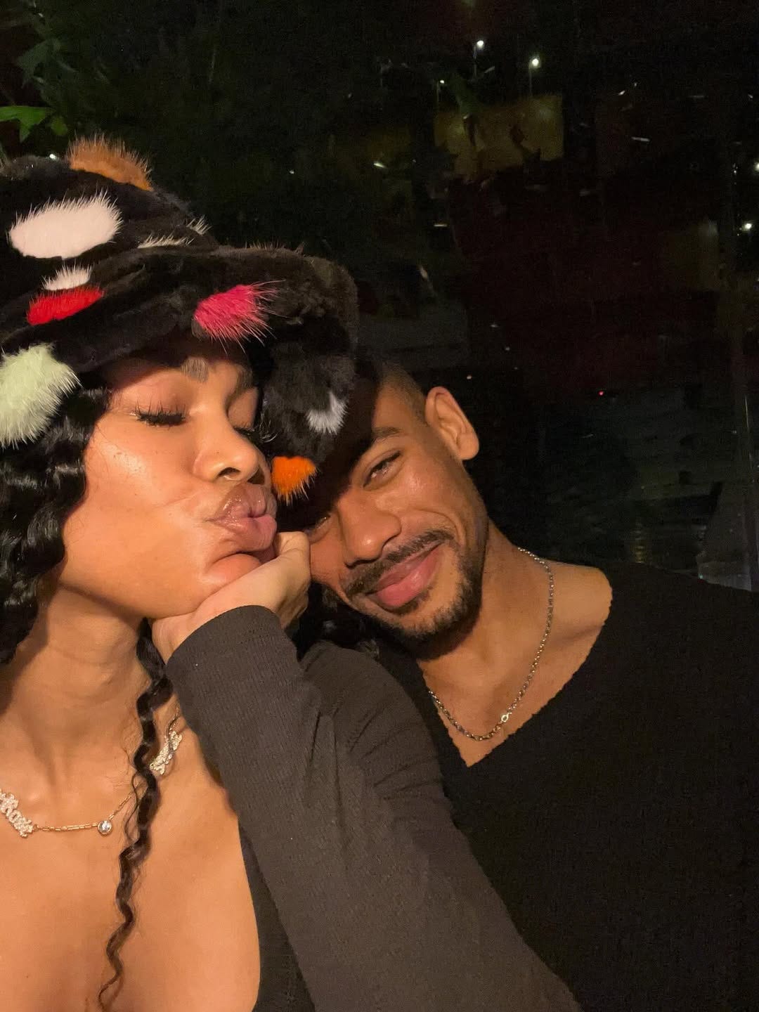 Teyana Taylor and Aaron Pierre confirm romance with a kiss