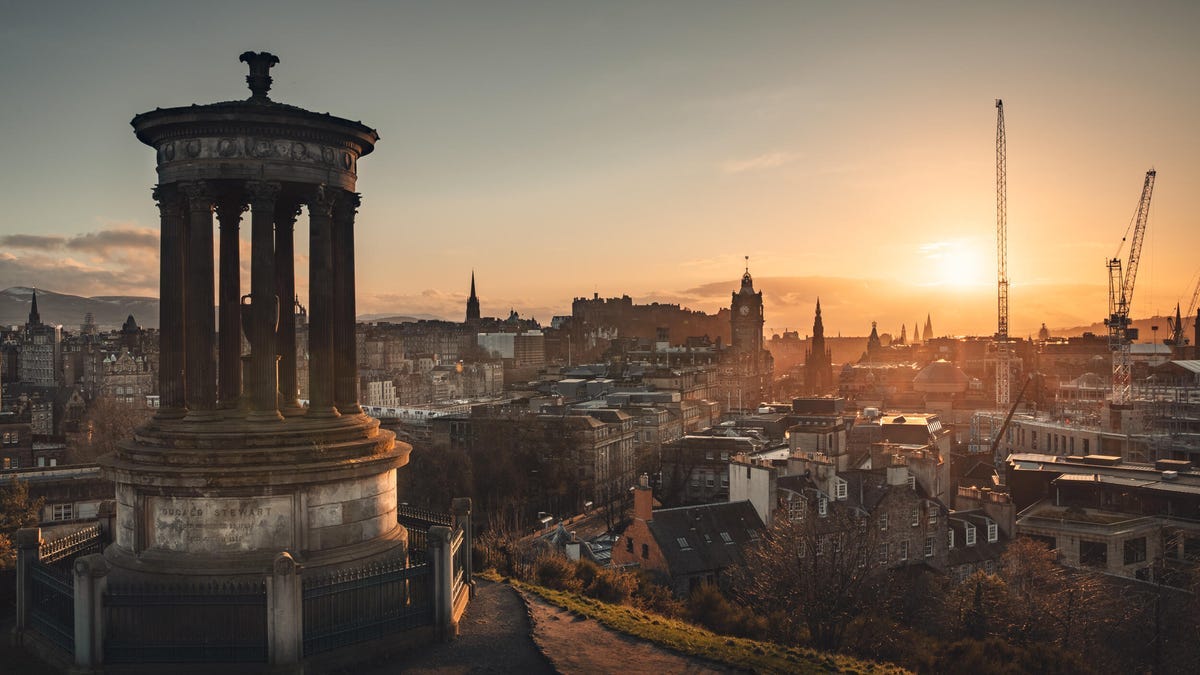 Edinburgh view from Calton Hill