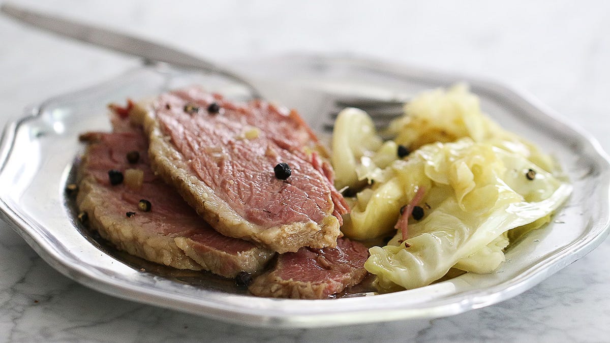 Corned Beef Brisket With Cabbage