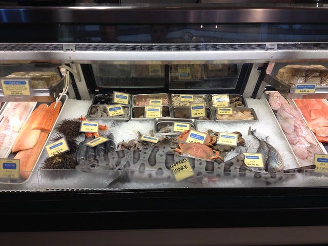 Fish at the Ferry Building Marketplace Fish at the Ferry Building Marketplace