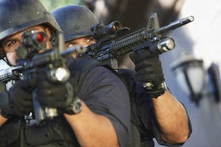 shooting drills with patrol rilfes